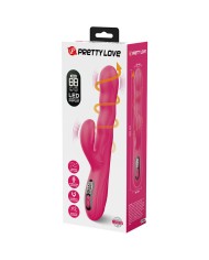 PRETTY LOVE WINTERS VIBRADOR RABBIT MULTIFUNCION CON PANTALLA LED ROSA