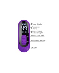 PRETTY LOVE SABIEN VIBRADOR RABBIT CON ESTIMULACION POR GOLPETEOS Y LED MORADO
