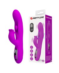 PRETTY LOVE YALANDA VIBRADOR RABBIT OSCILANTE CON PANTALLA LED MORADO