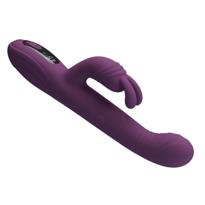 PRETTY LOVE DEE VIBRADOR RABBIT MULTIFUNCION OSCILANTE Y PERCUTOR MORADO
