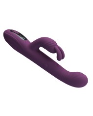 PRETTY LOVE DEE VIBRADOR RABBIT MULTIFUNCION OSCILANTE Y PERCUTOR MORADO