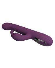 PRETTY LOVE DEE VIBRADOR RABBIT MULTIFUNCION OSCILANTE Y PERCUTOR MORADO