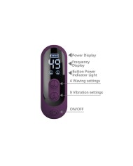 PRETTY LOVE DEE VIBRADOR RABBIT MULTIFUNCION OSCILANTE Y PERCUTOR MORADO