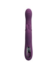 PRETTY LOVE DEE VIBRADOR RABBIT MULTIFUNCION OSCILANTE Y PERCUTOR MORADO