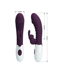 PRETTY LOVE NAUGHTY BUNNY VIBRADOR RABBIT 30 FUNCIONES MORADO