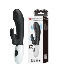 PRETTY LOVE NAUGHTY BUNNY VIBRADOR RABBIT 30 FUNCIONES NEGRO