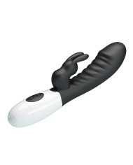 PRETTY LOVE NAUGHTY BUNNY VIBRADOR RABBIT 30 FUNCIONES NEGRO
