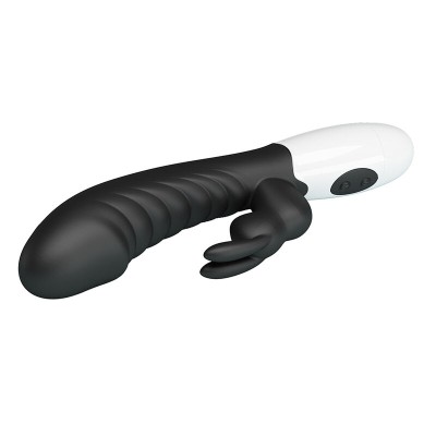 PRETTY LOVE NAUGHTY BUNNY VIBRADOR RABBIT 30 FUNCIONES NEGRO