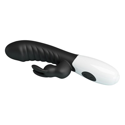 PRETTY LOVE NAUGHTY BUNNY VIBRADOR RABBIT 30 FUNCIONES NEGRO