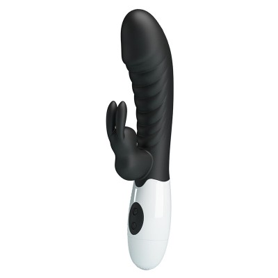 PRETTY LOVE NAUGHTY BUNNY VIBRADOR RABBIT 30 FUNCIONES NEGRO