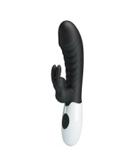 PRETTY LOVE NAUGHTY BUNNY VIBRADOR RABBIT 30 FUNCIONES NEGRO