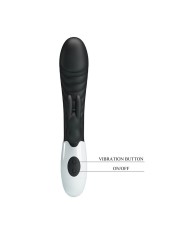 PRETTY LOVE NAUGHTY BUNNY VIBRADOR RABBIT 30 FUNCIONES NEGRO