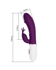 PRETTY LOVE ROGUE MUSE VIBRADOR RABBIT 30 FUNCIONES MORADO