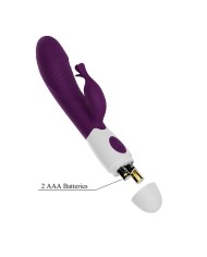 PRETTY LOVE ROGUE MUSE VIBRADOR RABBIT 30 FUNCIONES MORADO