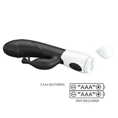 PRETTY LOVE RASMUSSEN VIBRADOR RABBIT 30 FUNCIONES NEGRO