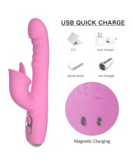 NALONE T MAY VIBRADOR RABBIT CON EMPUJE Y MOVIMIENTO OSCILANTE