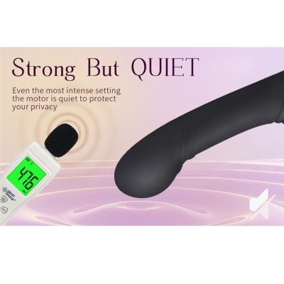NALONE ALLOW VIBRADOR DOBLE CON ROTACION Y EMPUJE NEGRO