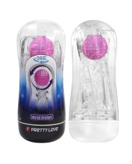 PRETTY LOVE MASTURBADOR CUP 360º TEXTURIZADO TRANSPARENTE
