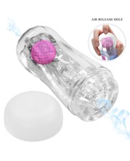 PRETTY LOVE MASTURBADOR CUP 360º TEXTURIZADO TRANSPARENTE