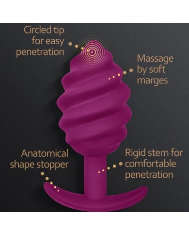 G VIBE GPLUG TWIST 2 PLUG ANAL MORADO G VIBE GPLUG TWIST 2 PLUG ANAL MORADO