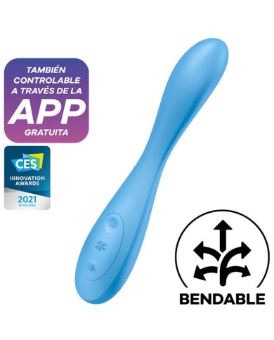 SATISFYER G SPOT FLEX 4 MULTI VIBRADOR APP AZUL SATISFYER G SPOT FLEX 4 MULTI VIBRADOR APP AZUL