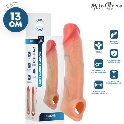 MR INTENSE SIMON S FUNDA DE PENE SILICONA 13 CM O 4 CM