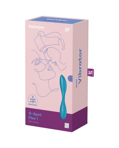 SATISFYER G SPOT FLEX 1 MULTI VIBRADOR AZUL SATISFYER G SPOT FLEX 1 MULTI VIBRADOR AZUL