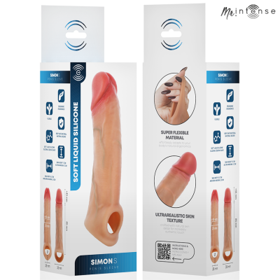 MR INTENSE SIMON S FUNDA DE PENE SILICONA 13 CM O 4 CM