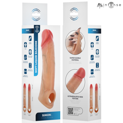 MR INTENSE SIMON L FUNDA PARA PENE SILICONA 16 CM O 45 CM