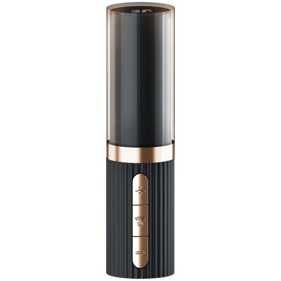 SATISFYER DEEP KISS ESTIMULADOR CLITORIS POR ONDAS GRANATE NEGRO