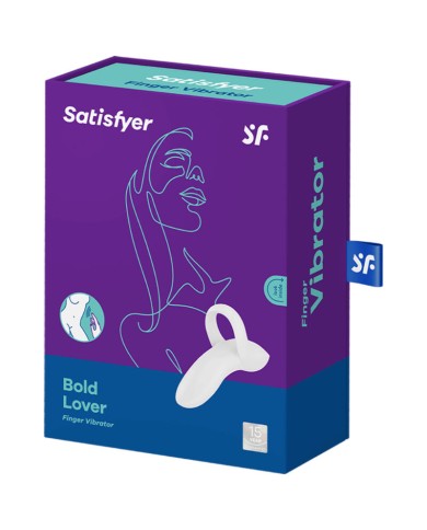 SATISFYER BOLD LOVER DEDAL VIBRADOR BLANCO SATISFYER BOLD LOVER DEDAL VIBRADOR BLANCO