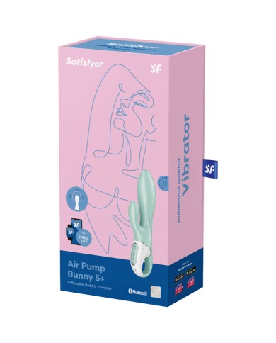 SATISFYER AIR PUMP BUNNY 5 VIBRADOR RABBIT INFLABLE APP VERDE SATISFYER AIR PUMP BUNNY 5 VIBRADOR RABBIT INFLABLE APP VERDE