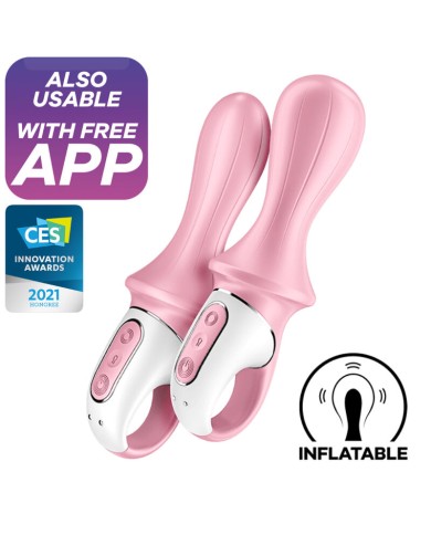 SATISFYER AIR PUMP BOOTY 5 VIBRADOR ANAL INFLABLE ROSA SATISFYER AIR PUMP BOOTY 5 VIBRADOR ANAL INFLABLE ROSA