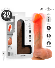 MR INTENSE LOGAN DILDO VIBRADOR SILICONA CON EFECTO CALOR Y CONTROL REMOTO 20 CM O 41 CM