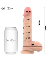 MR INTENSE LOGAN DILDO VIBRADOR SILICONA CON EFECTO CALOR Y CONTROL REMOTO 20 CM O 41 CM