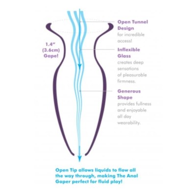 ANAL FANTASY ELITE PLUG ANAL MEGA ANAL GAPER TRANSPARENTE