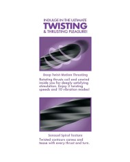 ANAL FANTASY ELITE TWIST ECSTASY ESTIMULADOR ANAL GIRATORIO RECARGABLE