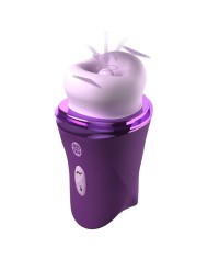 FANTASY FOR HER LUSH KISS PLUSH PURPLE ESTIMULADOR CLITORAL DE SUCCION Y LAMIDO