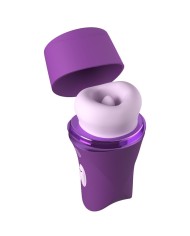 FANTASY FOR HER LUSH KISS PLUSH PURPLE ESTIMULADOR CLITORAL DE SUCCION Y LAMIDO