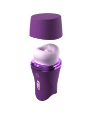 FANTASY FOR HER LUSH KISS PLUSH PURPLE ESTIMULADOR CLITORAL DE SUCCION Y LAMIDO