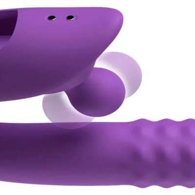 FANTASY FOR HER HARMONI PRO PURPLE VIBRADOR RABBIT PARA PUNTO G Y CLITORIS