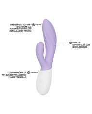 LELO INA TWIST VIBRADOR RABBIT PUNTO G Y CLITORIS LAVANDA