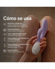 LELO INA TWIST VIBRADOR RABBIT PUNTO G Y CLITORIS LAVANDA