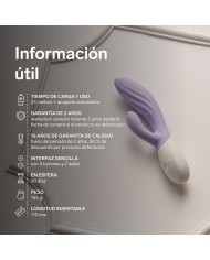 LELO INA TWIST VIBRADOR RABBIT PUNTO G Y CLITORIS LAVANDA