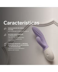 LELO INA TWIST VIBRADOR RABBIT PUNTO G Y CLITORIS LAVANDA