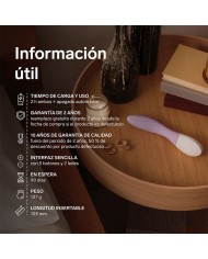LELO MONA TWIST VIBRADOR PARA PUNTO G RECARGABLE APP CONTROL LAVANDA