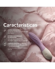 LELO MONA TWIST VIBRADOR PARA PUNTO G RECARGABLE APP CONTROL LAVANDA