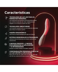 LELO MONA SPECTRA MASAJEADOR INTIMO CON LUZ ROJA RECARGABLE APP CONTROL