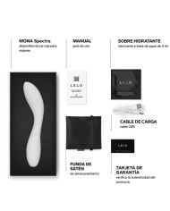 LELO MONA SPECTRA MASAJEADOR INTIMO CON LUZ ROJA RECARGABLE APP CONTROL