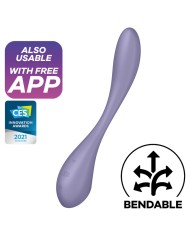 SATISFYER G SPOT FLEX 5 MULTI VIBRADOR AZUL